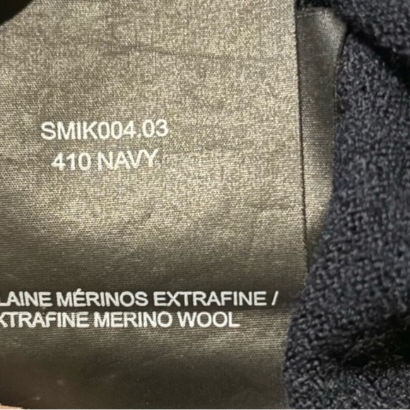 AMI ALEXANDRE MATTIUSSI SMILEY MERINO CREW
KNIT size M - Picture 6 of 7